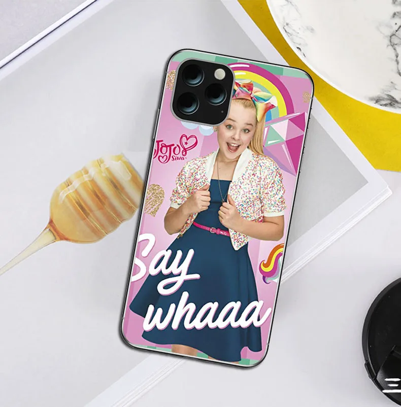 JoJo Siwa лук Joelle Joanie чехол для телефона чехол для iphone 11 11PRO X XR XS MAX 5S SE 6S 7 8PLUS роскошный мягкий чехол из ТПУ - Цвет: TPU