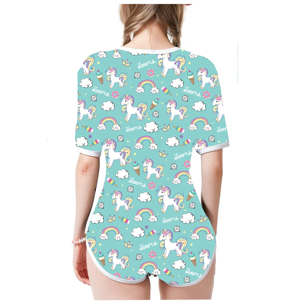 Adult Baby Oneise Snap Crotch Romper ABDL Diaper Onesie Pajamas kigurumi pajamas onesies cosplay pajamas onesies women bodysuit sleep wear set flannel pajamas onesies floral print pajama romper