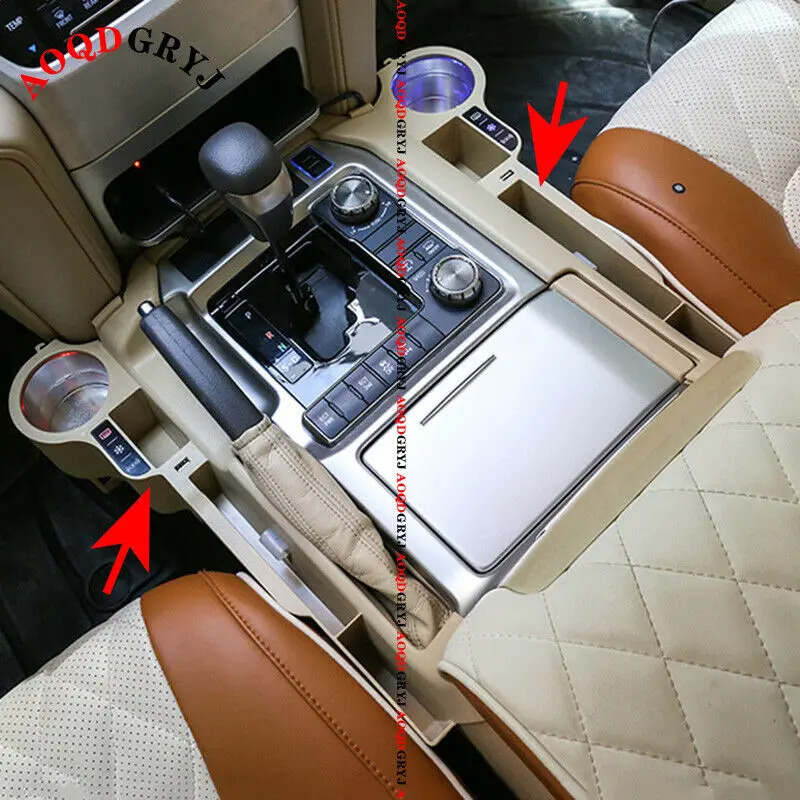 Land Cruiser LC200 2016-2020 용 시트 틈새 상자 보관함, 정리함 갭 포켓 W/ USB 2016 2017 2018 2019 2020 자동차 액세서리