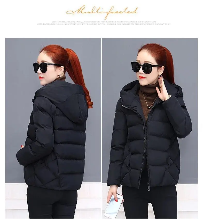 

2017 New Style Cotton-padded Clothes Women's Short Winter Coat Students down Coat Baseball Uniform Cotton Coat Women's Korean-st