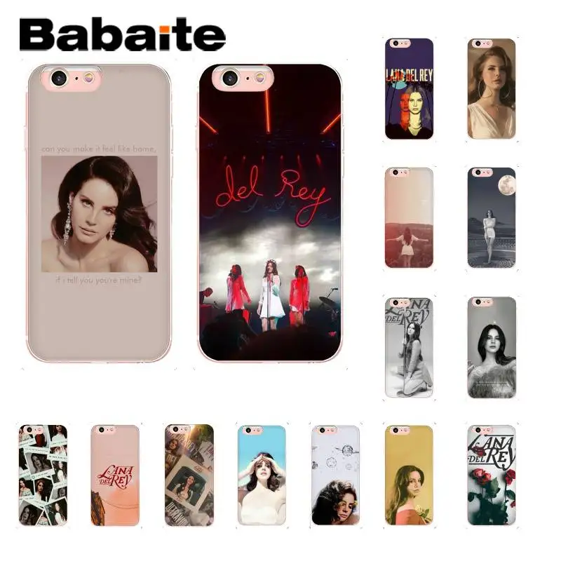 

Babaite Lana Del Rey TPU Soft Silicone Black Phone Case For iPhone8 7 6 6S Plus X XSMAX 5 5S SE XR Coque Shell 11 11pro 11promax