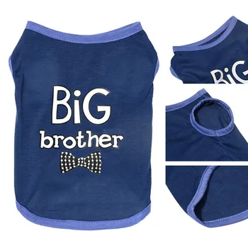 

Spring Summer Pet Costume Cat Dog Clothes Thin Cotton Bowknot Sleeveless Breathable Vest XS/S/M/L/XL Sizes