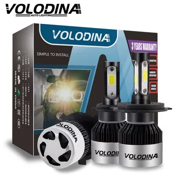 

Volodina 2Pcs H7 Led lamp h1 h11 hb3 hb4 H4 Led auto Bulbs Car Light Bulbs Auto LED Lamps Front Car Bulbs H11 Fog Lamps HB3 HB4