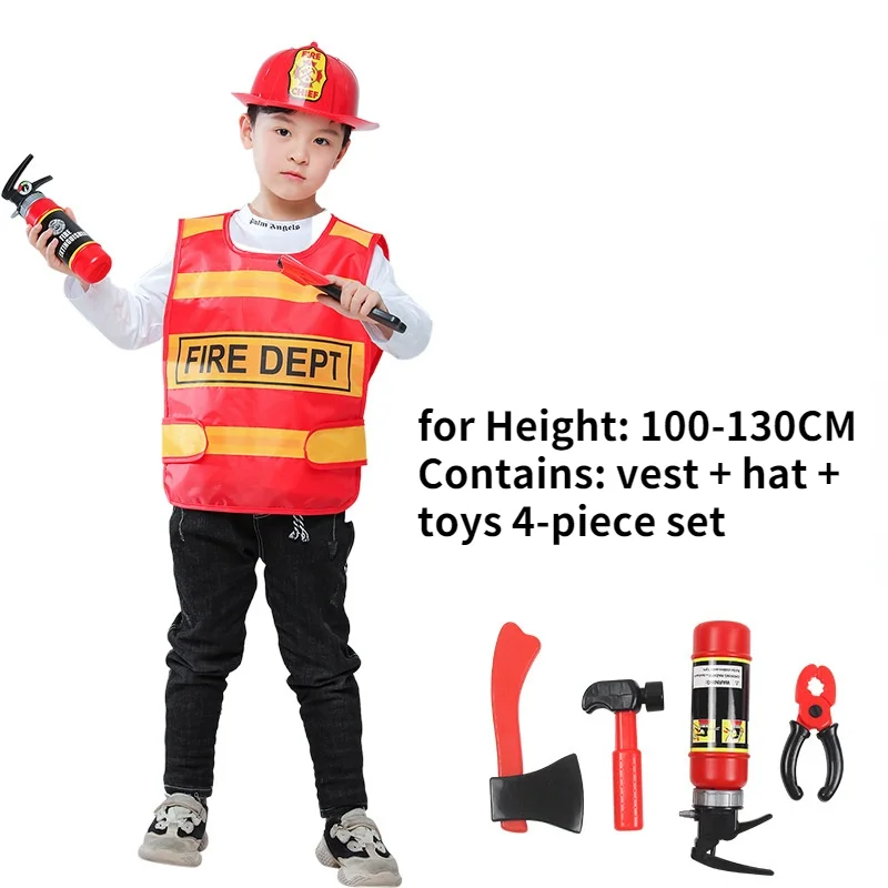 Children Kids Pretend Play Costmes Uniforms Set for Party/Festival/Birthday 