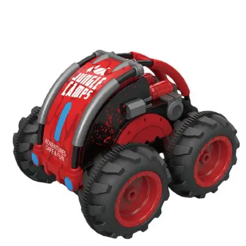 Детский двухсторонний Радиоуправляемый автомобиль 4wd 360 градусов вращение амфибия пульт дистанционного управления детский робот Радиоуправляемый автомобиль, игрушки для подарков - Цвет: Красный