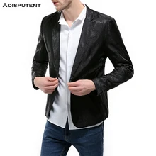 Мужской костюм в английском стиле, пальто на пуговицах, новинка, модный стиль, темно-зернистый дизайн, модный однотонный цвет