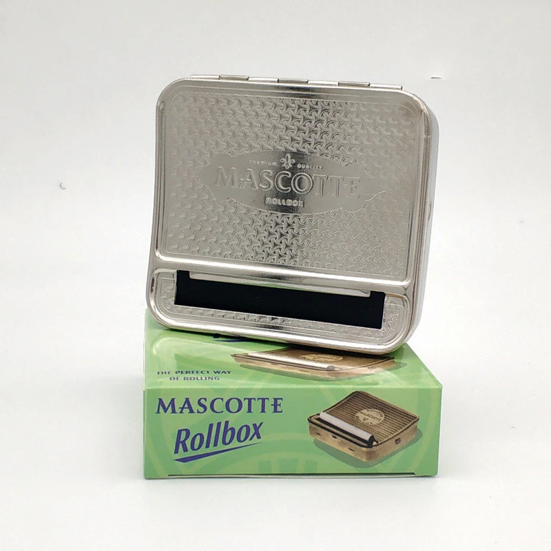 Rollbox скручивающий ящик корпус 70 мм самодельная сигарета производитель металла полуавтоматический портсигар