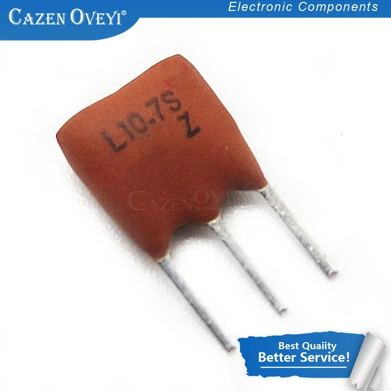 10pcs/lot Ceramic Resonators Dip3 Ceramic Filters Lt10.7m 3p 10.7mhz