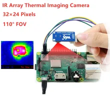 Waveshare IR Array Thermal Imaging Camera, 32�24 Pixels, 110� Field of View, I2C Interface? MLX90640
