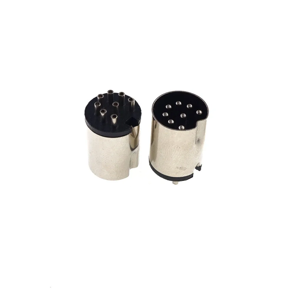 macho plug encabeçamento solda pcb vertical circular