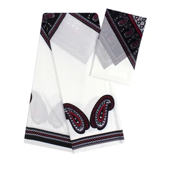 

2018 nigerian Popular Wax fabric Top Quality Vintage Silk wax cloth African Wax Prints Fabric 4+2yards/lot for Party Dress