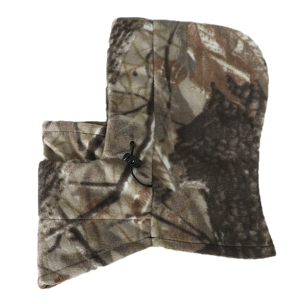 Camouflage Windproof Warm Winter Sports Ski Cycling Fleece Balaclava Hat Cap Neck Hood Face Mask Winter Sports Face Mask