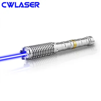 

CWLASER Powerful Striker 1000mW / 3000mW Real Power 450nm Focusable Military Blue Burning Laser With Luxury Case (Stainless)