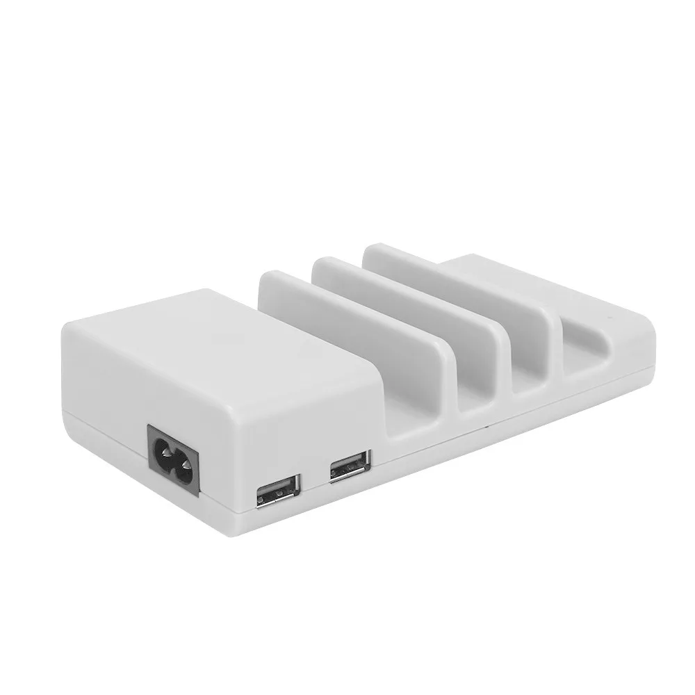 Универсальная 4 USB многопортовая usb зарядная станция дорожное настенное зарядное устройство настольная быстрая зарядная станция устойчивая и безопасная