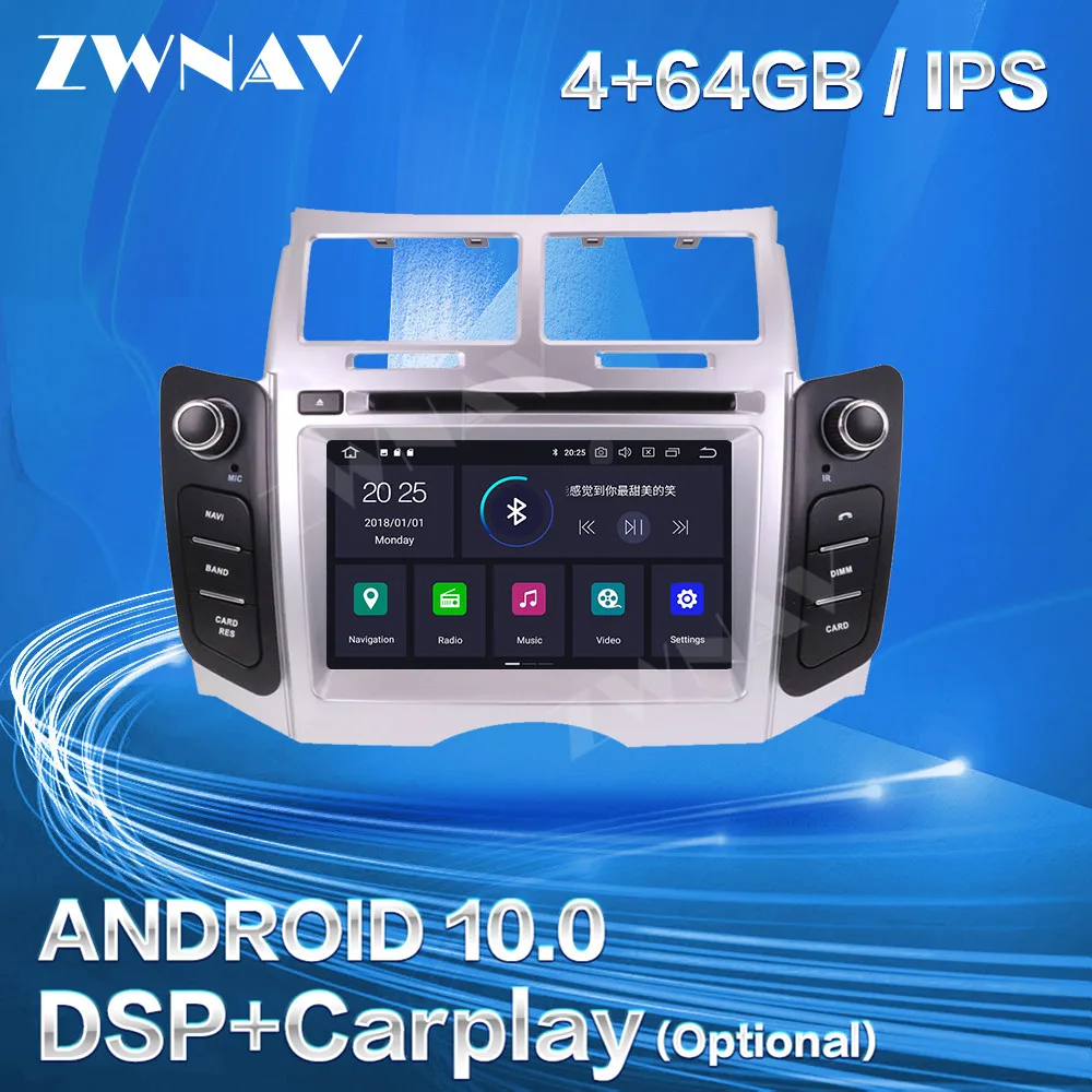 Carplay For Toyota Yaris 2005 2006 2007 2008 2009 2010 2011 Android Player GPS Navi Audio Auto Stereo Radio Recorder Head Unit