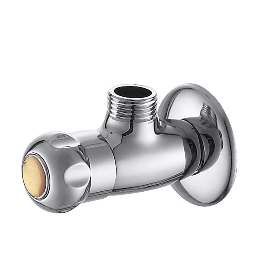 Water Flow Control Shut Off Valve, Brass Adjustable Water Pressure