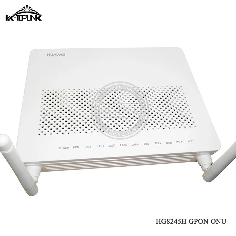 100% Оригинальный HG8245H GPON OUN 4GE + 2 порта Голос WIFI 5dbi английская прошивка беспроводное