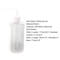 250/500ml Watering Can Curved Spout Plastic Watering Can Squirt Squeeze Spray Bottle Watering Can Watering Irrigation 5