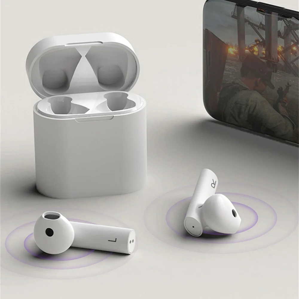 

Mir 6 In-Ear Wireless Earplugs Bluetooth Headphones Sports Hands-Free Earphones Gaming Headset With Microphones