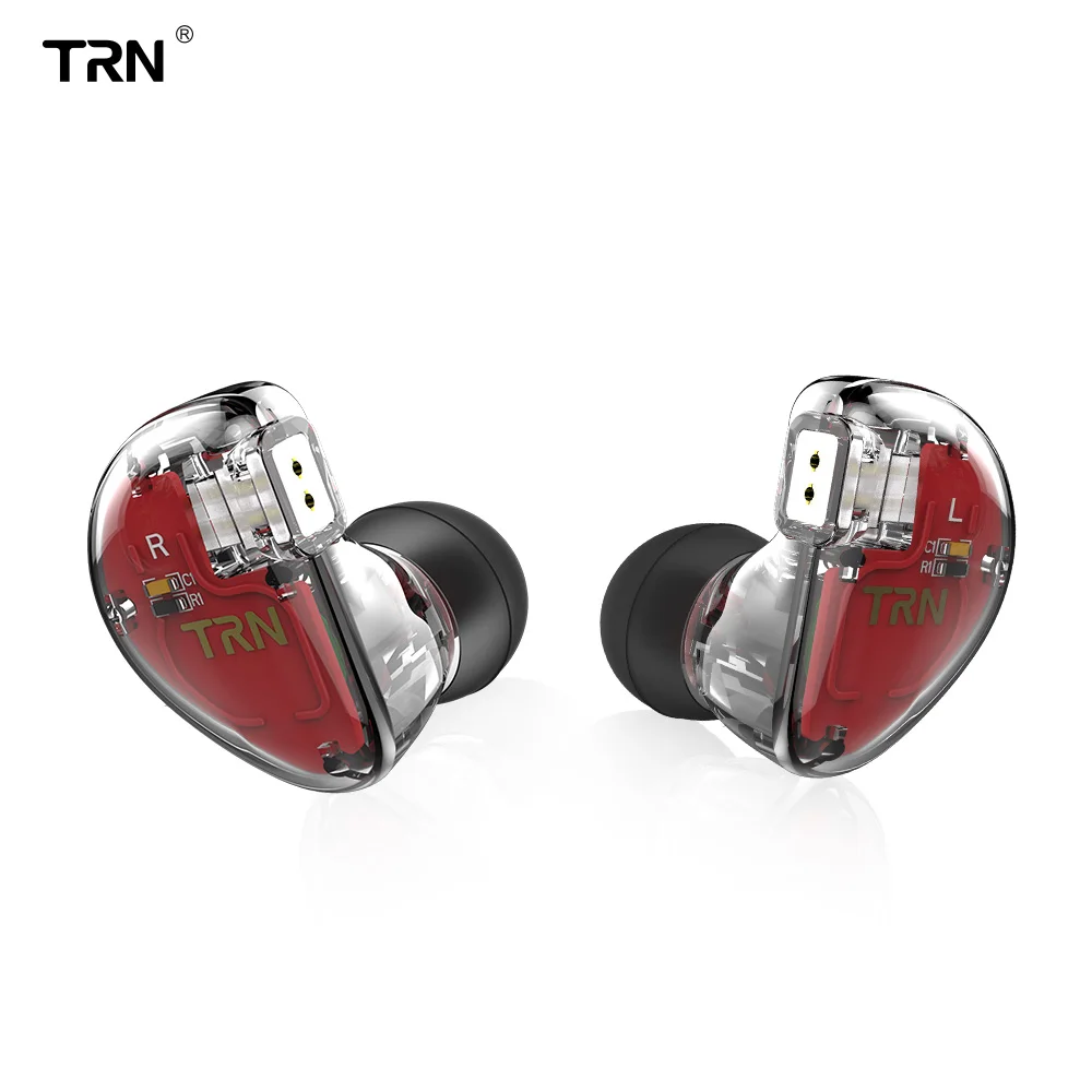 TRN V30 2BA + 1DD тройные гибридные водительские басы в наушниках HIFI Monito спортивные