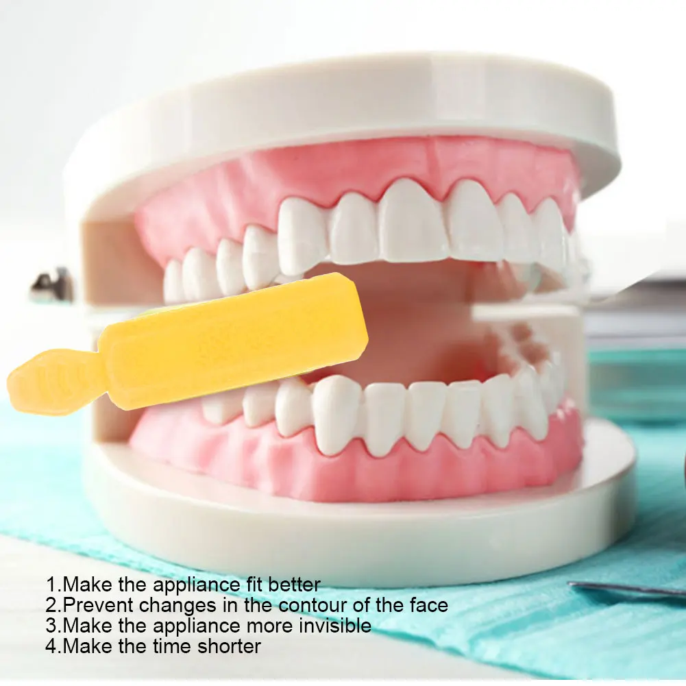 10Pc Teeth Aligner Chewie Retainer Seater Orthodontic Dental Stick Silicone Food Grade Chewy Sensory Toy Tool | Красота и здоровье