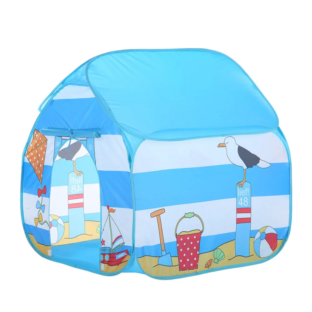 

Foldable Tent Toy Prince Toddler Play House Indoor Outdoor Toys Tents for Kids Portable Birthday Camping Ocean Ball Pool