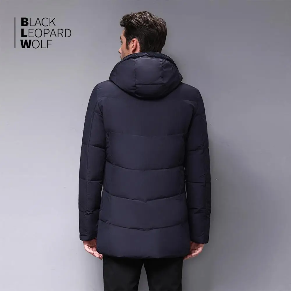 Blackleopardwolf Новое поступление мужская одежда зимняя куртка мужская куртка мужские куртки и пальто с меховым воротником зимнее пальто BL-997