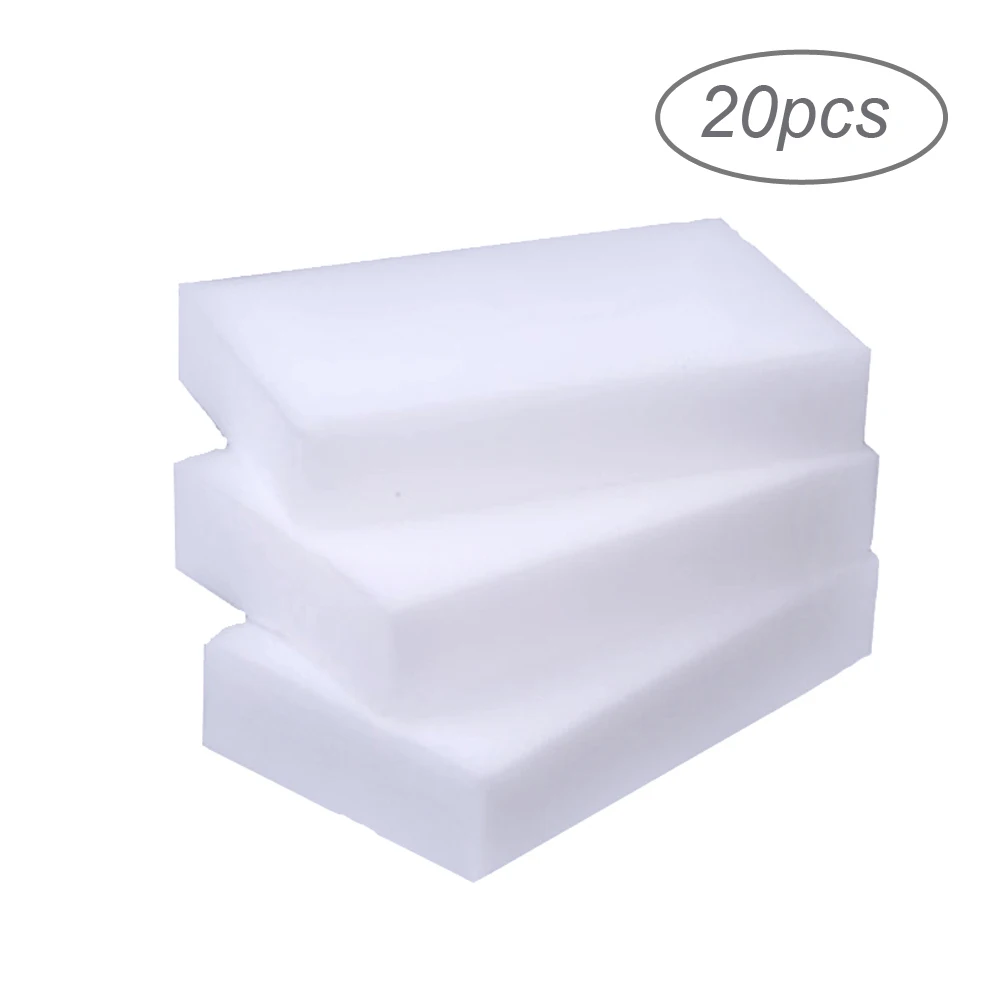 20pcs 50/20 шт Чистящая губка Ластик сильное удаление загрязнения; стирка щетка для кухни - Цвет: 20pcs