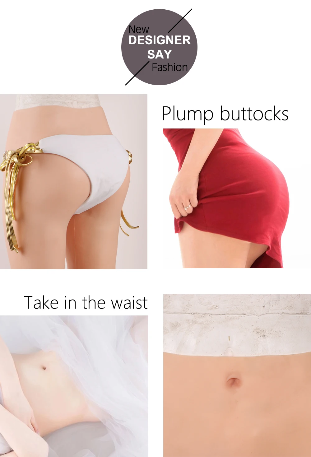 EYUNG fake vagina panty for crossdresser drag queen Hip Butt Lifter Push Up Enhancer fake pussy Real Vagina Underwear Pants (2)