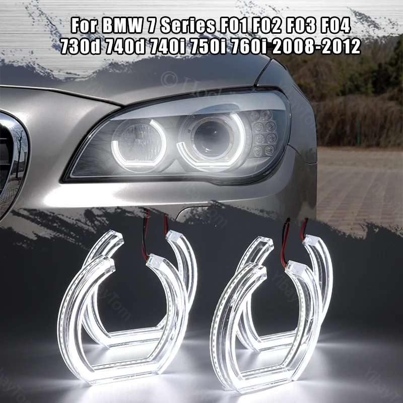 DTM Ангельские глазки светодиодный для BMW серий 7 F01 F02 F03 F04 730d 740d 740i 750i 760i 08-12 DRL Halo M4
