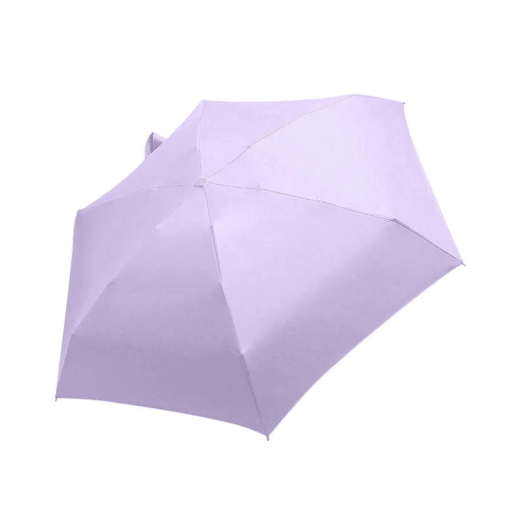 Женский роскошный легкий зонт с черным покрытием, 5 раз, зонт от солнца и дождя, унисекс, переносной карманный мини-зонт#25
