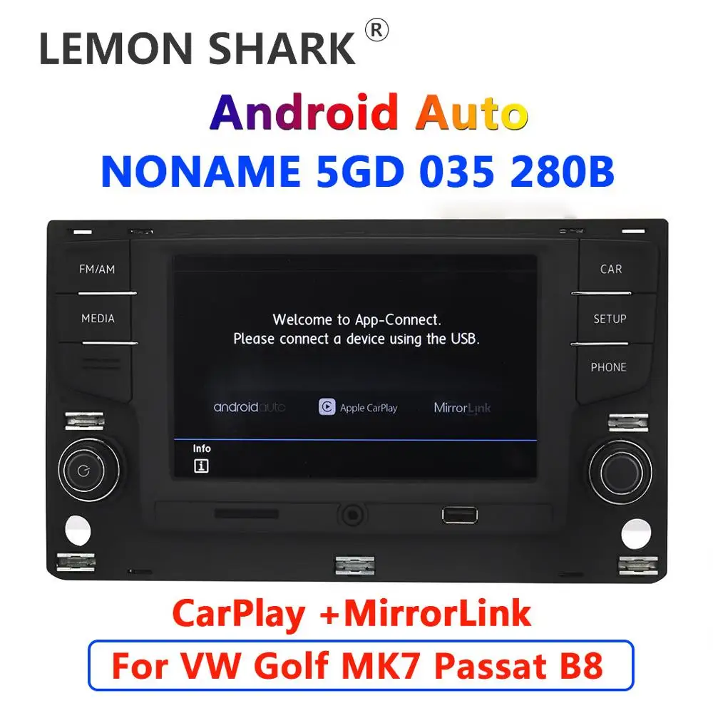Автомагнитола Carplay 6 5 &quotMQB MIB Noname 5GD035280B MirrorLink с Android для VW Golf 7 MK7 VII Passat B8 5GD 035 280 B |