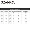 DAIWA-moulinet de pêche Spinning REVROS LT, roues de frein de 1000 à 6000, Gear ratio 5.1:1/5/2:1/5.3:1 4 + 1BB Max, frein de 5 à 12kg, original ► Photo 2/6