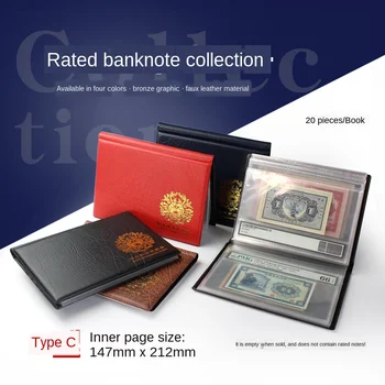 

Grade Notes Collection Book ( Simple Package C Type ) Notes Book / Coin Book / Collection Book / Grade Currency Book