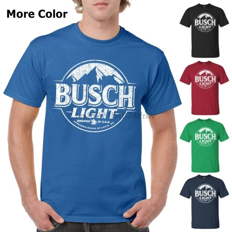 Футболка с надписью Busch светильник Beer | Мужская одежда