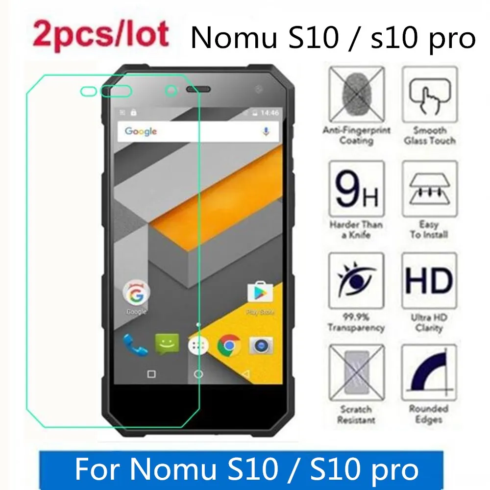 Закаленное стекло для Nomu S10 / pro 2.5D Premium Защитная пленка экрана защитная