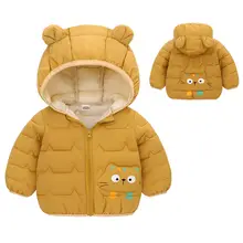 Newborn Girls Jacket Autumn Winter Toddler Baby Jacket  Baby Boys Jacket Cartoon Print Outerwear Coat Infant Cotton Clothes