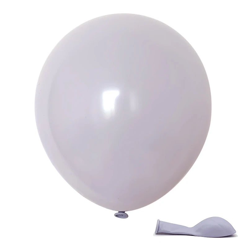 30 шт. на день рождения воздушные шары 10 дюймов 2,2g латекса воздушный шар с гелием утолщение жемчужные вечерние шар вечерние бальные детские игрушки шарики для свадьбы - Цвет: Macaron-Gray