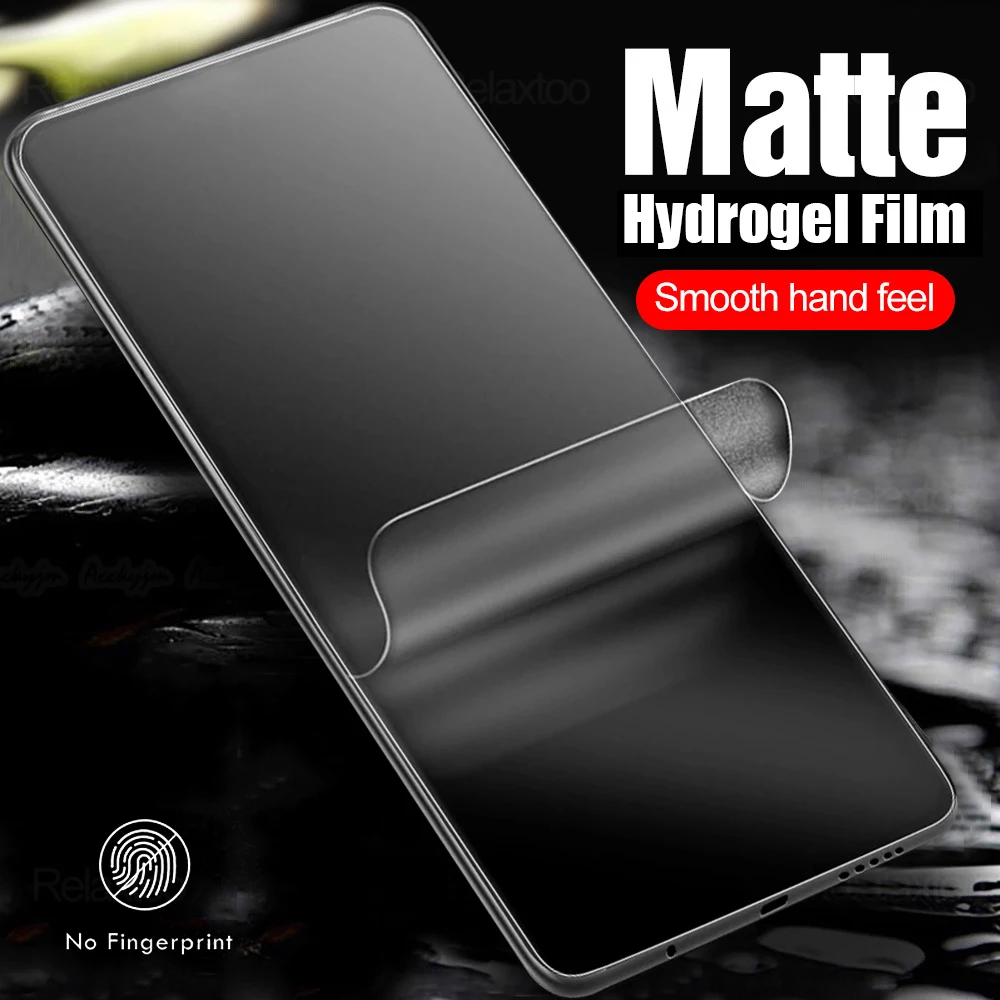 Матовая Гидрогелевая пленка для Xiaomi Redmi note 10 9s 9t 9 8 pro 7 8t 9a 9c nfc poco f3 2 шт. | Мобильные