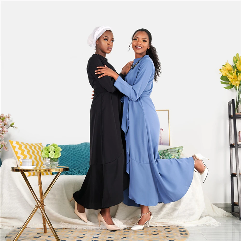 Дубай Abaya Турция хиджаб мусульманское платье Abayas африканские платья для женщин