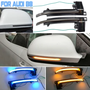 

For Audi A4 A5 B8.5 B8 RS5 RS3 A3 8P S5 RS4 A6 Q3 A8 8K LED Dynamic Turn Signal Blinker Side Rear-View Mirror Indicator Light
