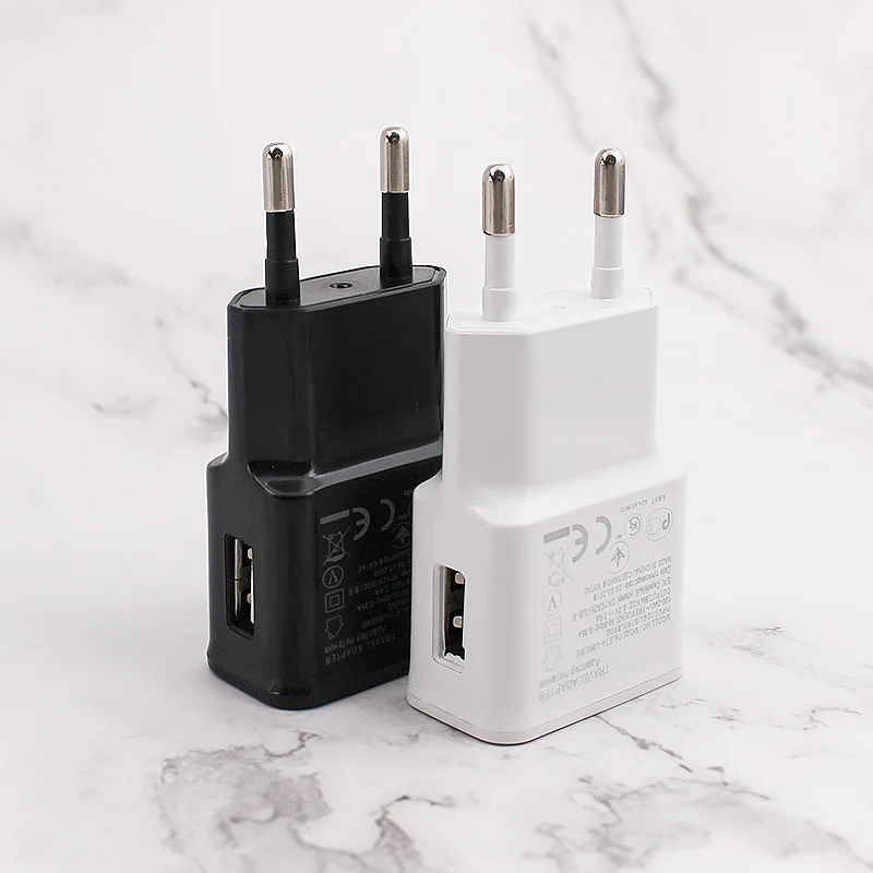 Power Adapter AC DC 5V 2A Adapter Supply Chargers One USB Portable Universal Charger EU Plug For Mobile Phone / light strip Charging Converter
