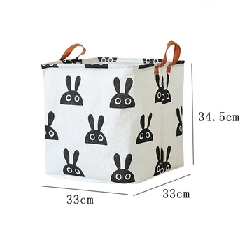 

Foldable Laundry Basket Storage Bag Box Barrels For Kids Sundries Book Toys Holder Home Clothes Container Organizer Bag