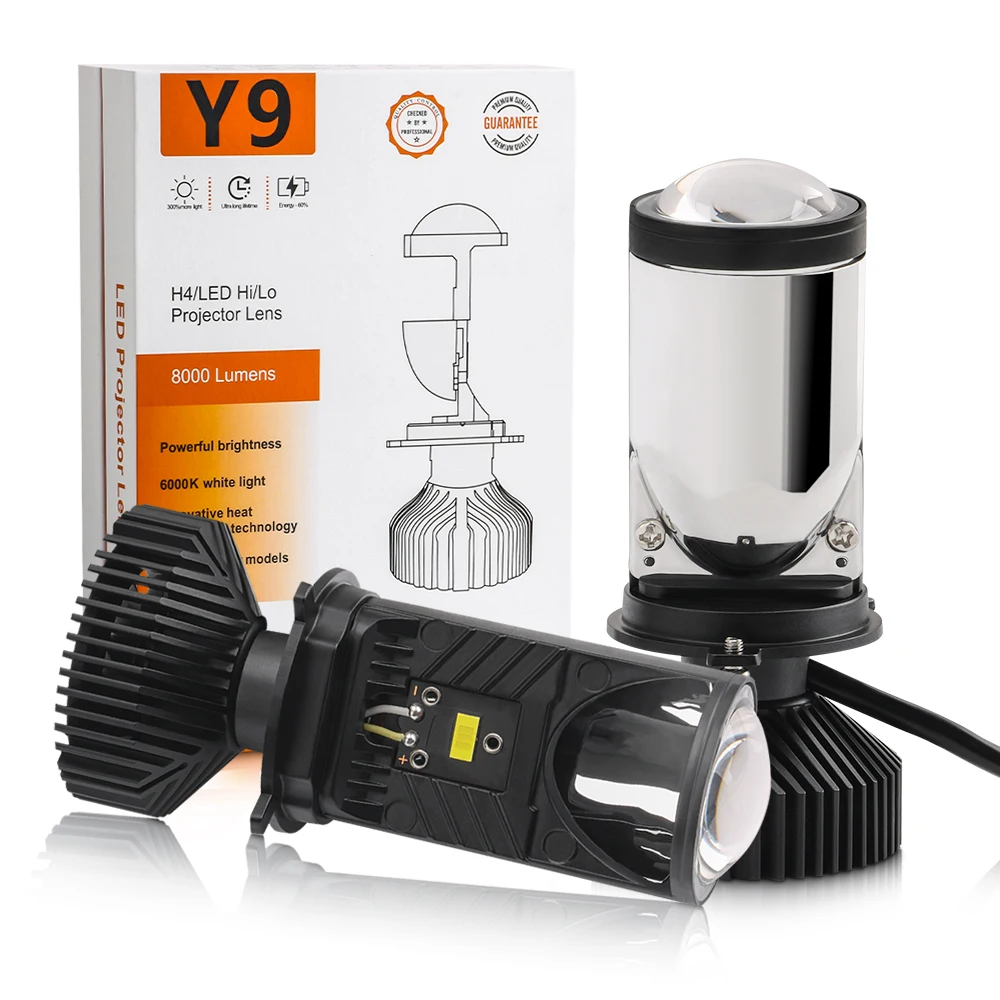  Yctze Bombilla LED H4, 2 bombillas H4 12V-24V 80W para coche de  alta potencia brillante antiniebla LED diurna foco LED moto h4, luces, h4  LED, bombilla LED h4, h4 LED, h4