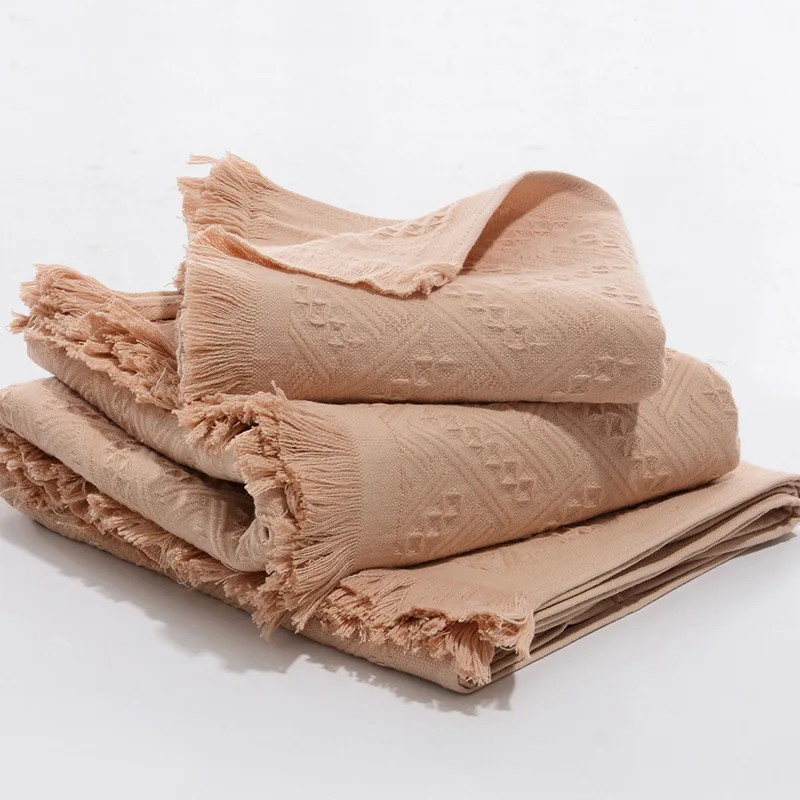3 шт. хлопковое мягкое полотенце для рук одеяло кровати кресла дивана домашнее