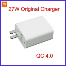 QC 4,0 USB быстрая зарядка 27 Вт для Xiaomi Redmi оригинальная вилка США для iPhone Быстрая зарядка для Samsung S8 S9 S10 huawei