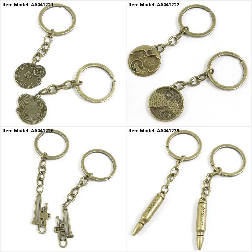 Брелок для ключей шестеренка часы в стиле стимпанк тромбоны ювелирные изделия
