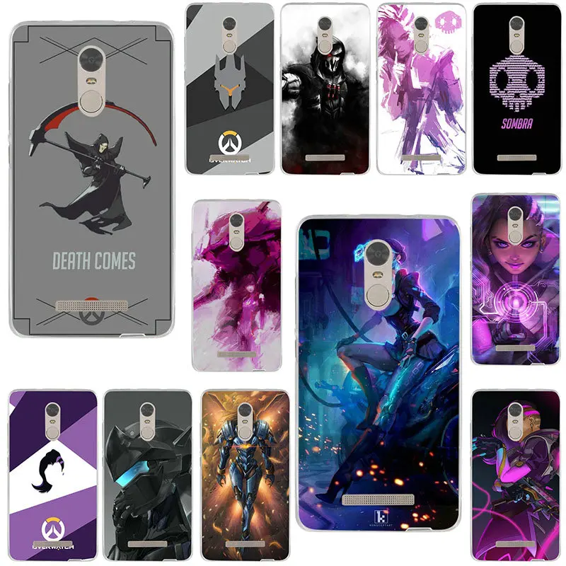 Мягкие чехлы для телефонов из ТПУ Xiaomi mi Red Note Max 2 3 4X5 5A 6 7 9T CC9 CC9e Pro Чехол игр Overwatch Ow