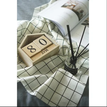 

Waterproof Paragraph Japanese Doily White Lattice Simple Cotton Placemat Drape Wallpapers Kitchen Cloth Pictures