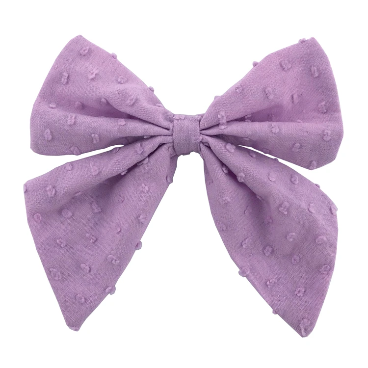 Cotton Linen Fabric Hair Bows Boutique Hair Clips Sailor Bow Barrettes Hairgrips Baby Girls Women Hair Accessories Headwear head accessories female Hair Accessories